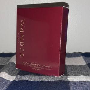 Wander Beauty Baggage Claim Gold Eye Masks